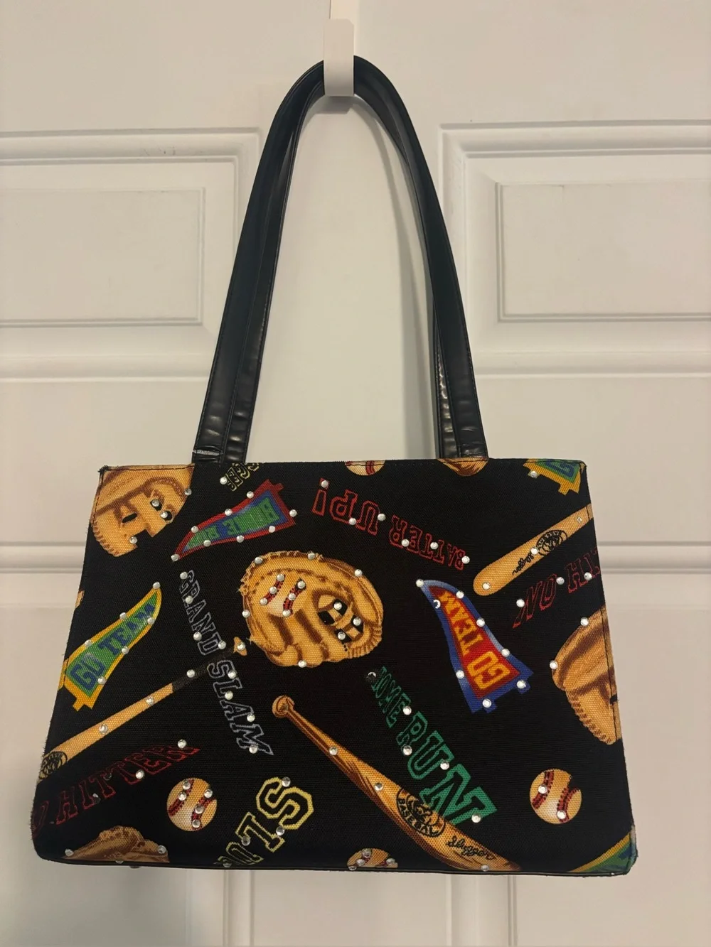 Baseball Theme Shoulder Purse